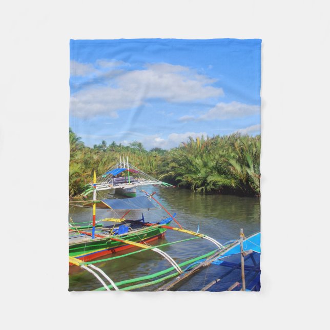 Bicol in Philippines Fleece Blanket (Front)