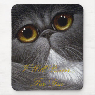 BICOLOR PERSIAN CAT Mousepad