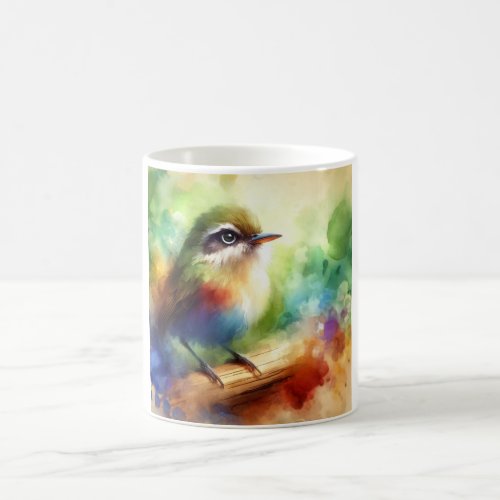 Bicolored Antvireo AREF561 _ Watercolor Coffee Mug