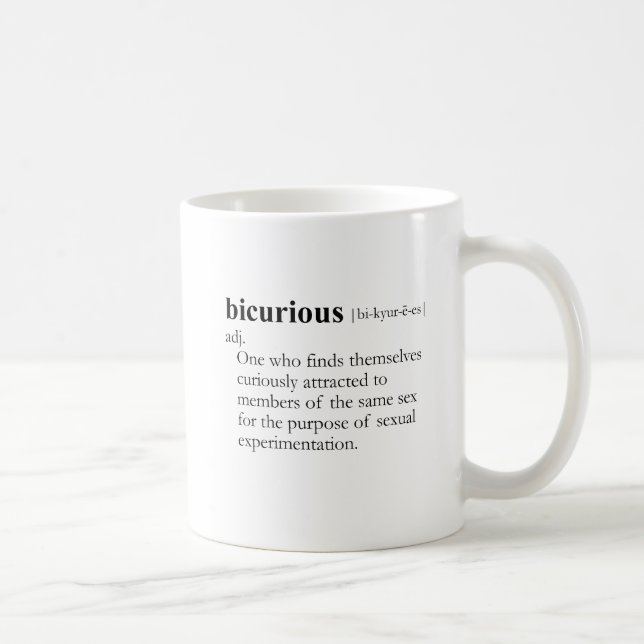 BICURIOUS COFFEE MUG (Right)