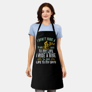 Bicycle - A bike add life to my days Apron