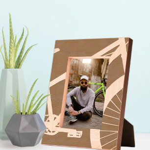 Bicycle Abstract Engraved Frames