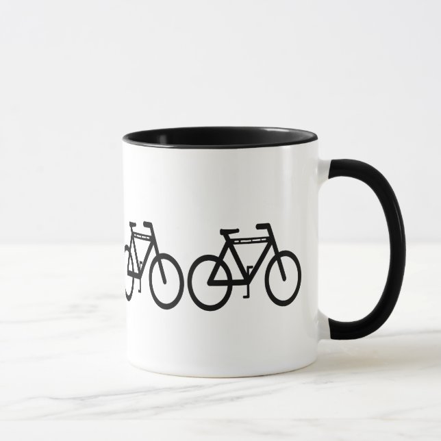 Bicycle Abstract Mug (Right)