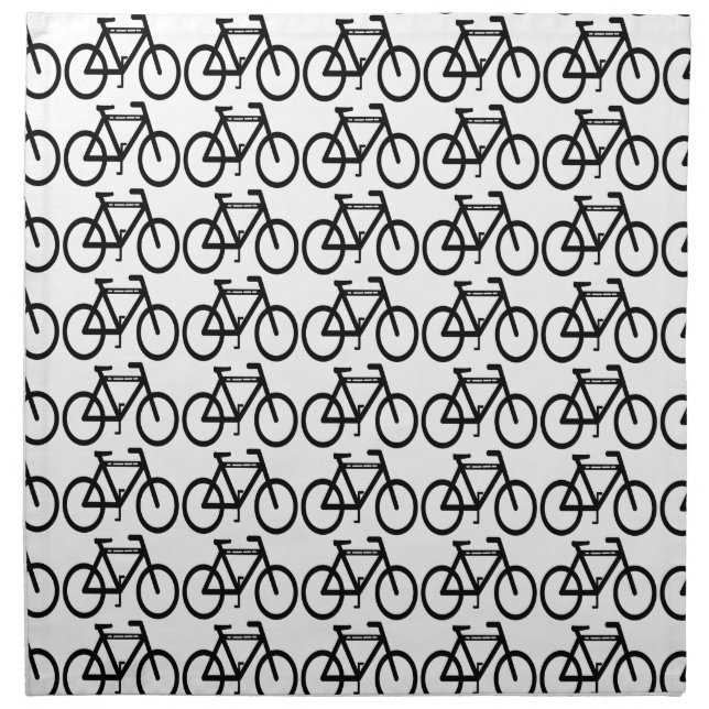 Bicycle Abstract Napkin (Front)