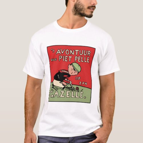 Bicycle Adventures of Piet Pelle T_Shirt