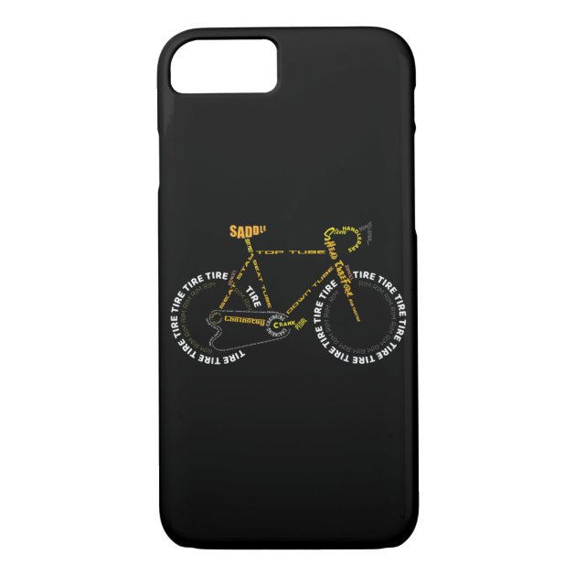 Bicycle Anatomy Cute Cycling Is Life Gift Case Mate iPhone Case