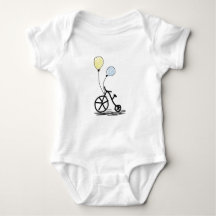 Bicycle and balloons