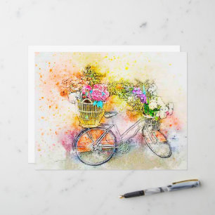 Bicycle and flowers 