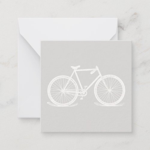 Bicycle Art CUSTOM COLOR Note Card