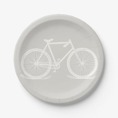 Bicycle Art CUSTOM COLOR Paper Plates