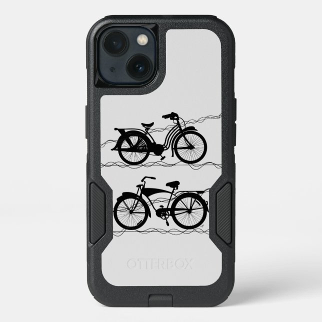 Bicycle Bicycle Black 1 Otterbox iPhone Case (Back)