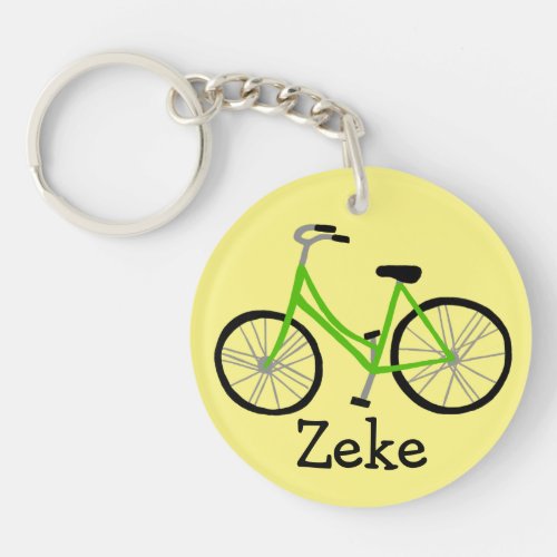 Bicycle Bike Cycle CUSTOM   Keychain