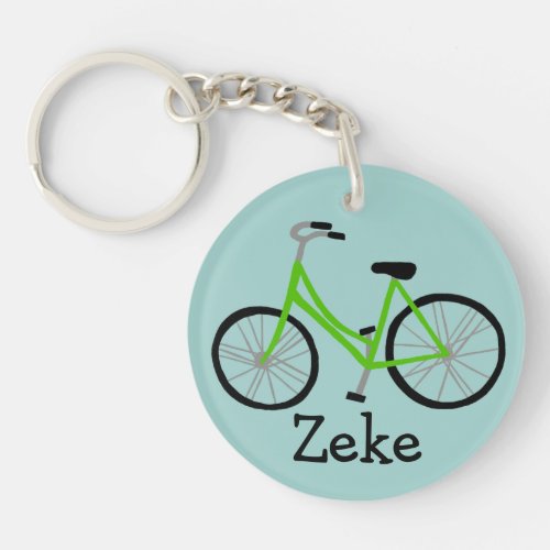 Bicycle Bike Cycle CUSTOM   Keychain