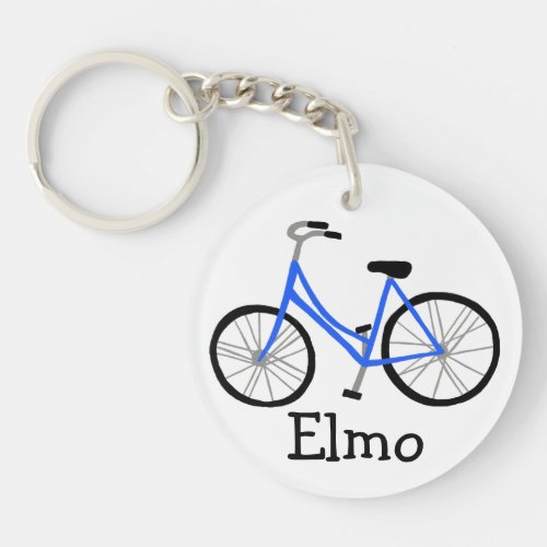 Bicycle Bike Cycle CUSTOM  Keychain