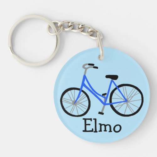 Bicycle Bike Cycle CUSTOM  Keychain