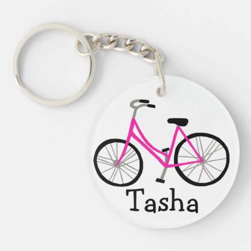 Bicycle Bike Cycle CUSTOMIZE IT   Keychain