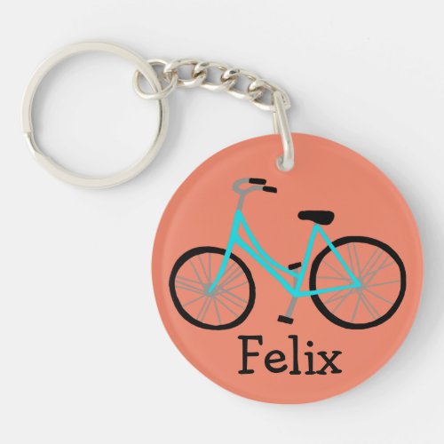 Bicycle Bike Cycle CUSTOMIZE IT  Keychain