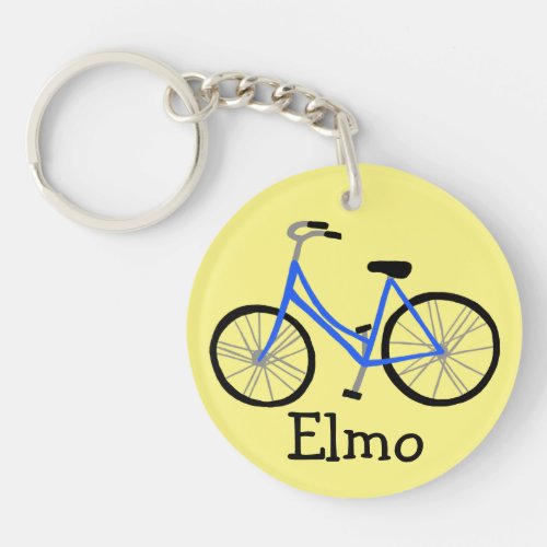 Bicycle Bike Cycle CUSTOMIZE IT Keychain