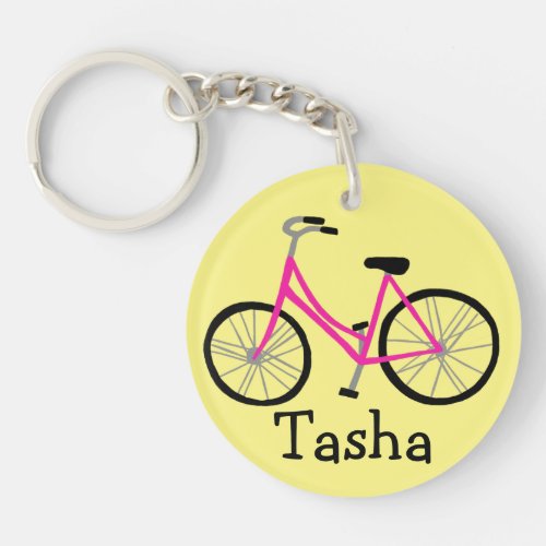 Bicycle Bike Cycle CUSTOMIZE IT  Keychain