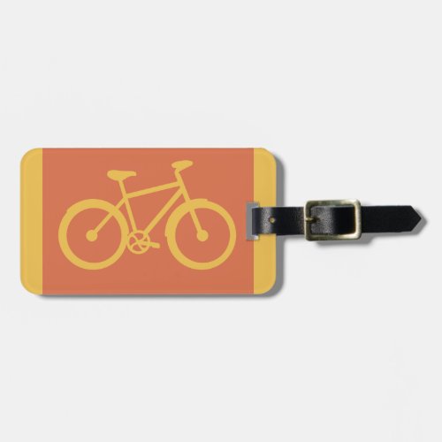 Bicycle Bike Cycling Graphic Luggage Tag