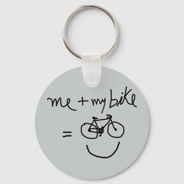 bicycle . bike / cycling nice keychain (Front)
