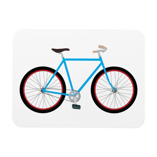 Bicycle Bike Design Magnet (Horizontal)