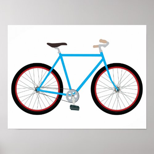 Bicycle Bike Design Poster