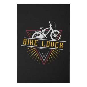 Bicycle - Bike Lover Faux Canvas Print