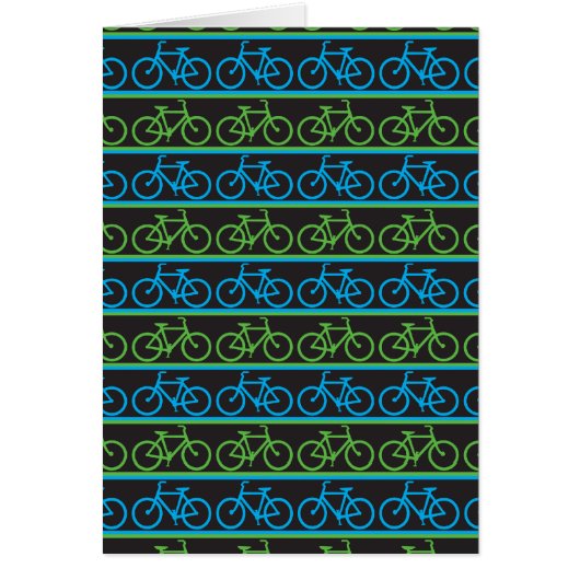 Bicycle bike pattern cards (Front)