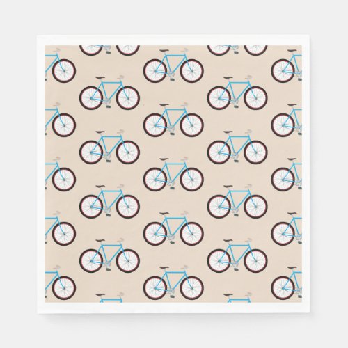 Bicycle Bike Pattern Party  Napkins