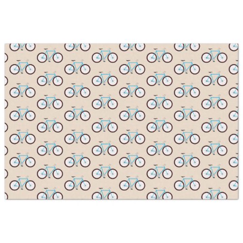 Bicycle Bike Pattern Tissue Paper