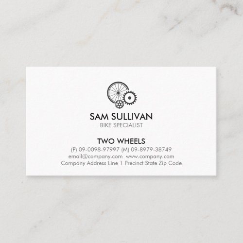 Bicycle Bike Repair Cyclist Business Card