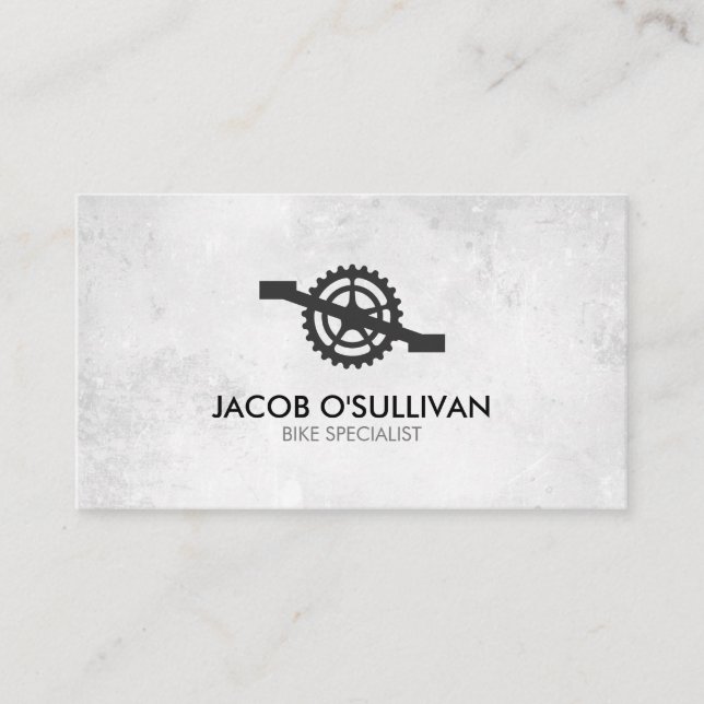 Bicycle Bike Repair Cyclist Business Card (Front)