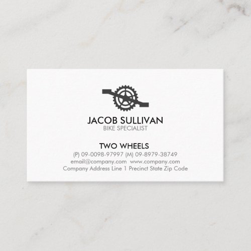 Bicycle Bike Repair Cyclist Business Card