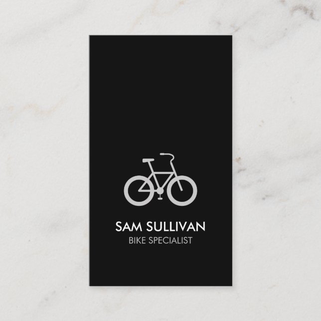 Bicycle Bike Repair Cyclist Business Card (Front)