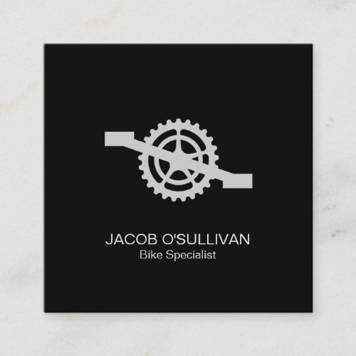 Bicycle Bike Repair Cyclist Square Business Card