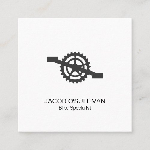 Bicycle Bike Repair Cyclist Square Business Card