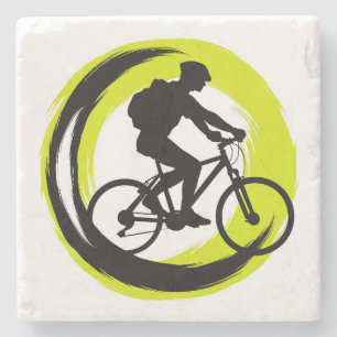 Bicycle / Bike Riding Fun in the Summer Stone Coaster