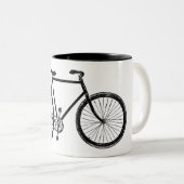 Bicycle Bike Two-Tone Coffee Mug (Front Right)