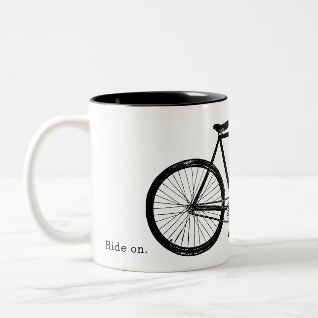 Bicycle Bike Two-Tone Coffee Mug (Left)