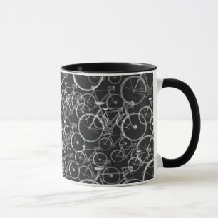 bicycle - biking + bike mug