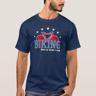 bicycle - biking + bike T-Shirt