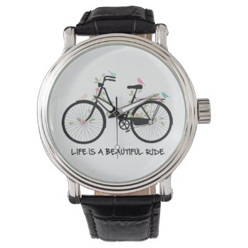 Bicycle Birds Watch by Gigglesandgrins at Zazzle