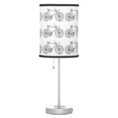 Bicycle Blueprint Table Lamp (Right)