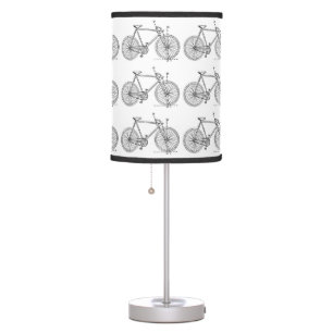 Bicycle Blueprint Table Lamp