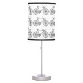 Bicycle Blueprint Table Lamp (Front)
