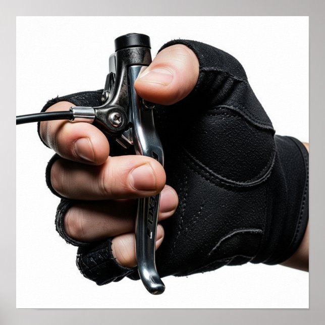 Bicycle Brake Lever Poster (Front)