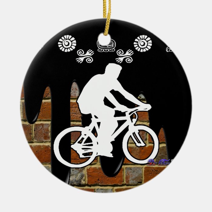 BICYCLE BRICK BACKGROUND PRODUCTS ORNAMENTS