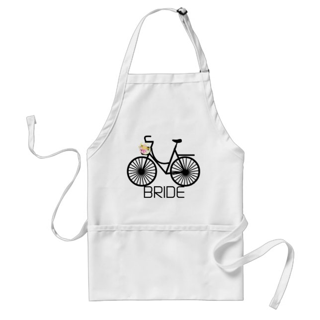 Bicycle Bride Tshirts and Gifts Adult Apron (Front)