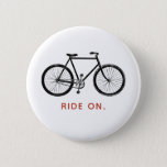 Bicycle Button, Ride On Button at Zazzle